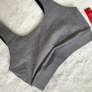 Good American Gray Sports Bra